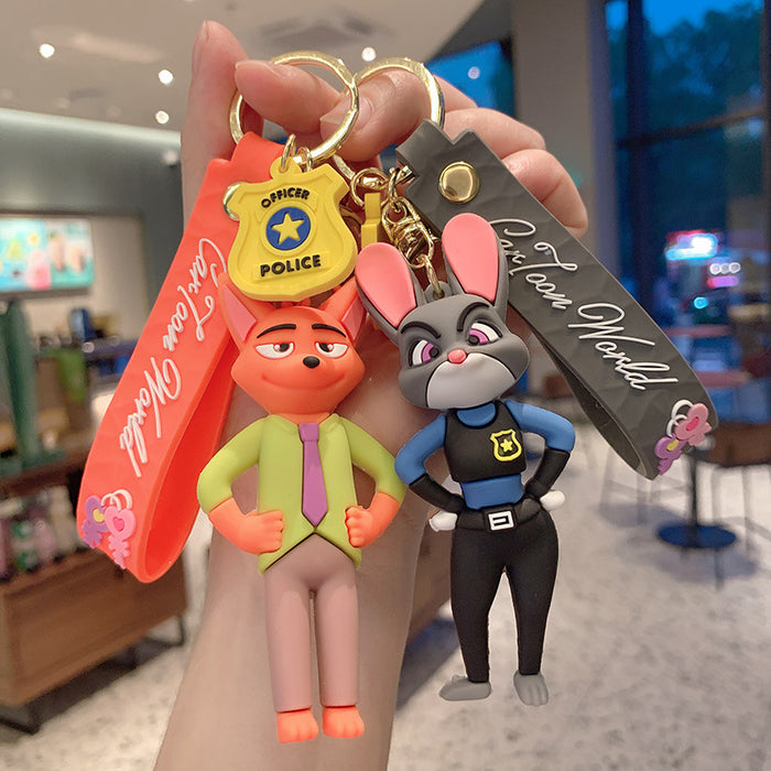 Wholesale key chain doll cartoon key chain bag key ring JDC-KC-JCai016