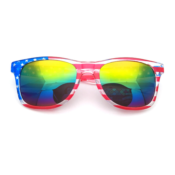 Wholesale 4th of July Independence Day Flag Sunglasses Gift Flag Glasses JDC-SG-ZhuoW001