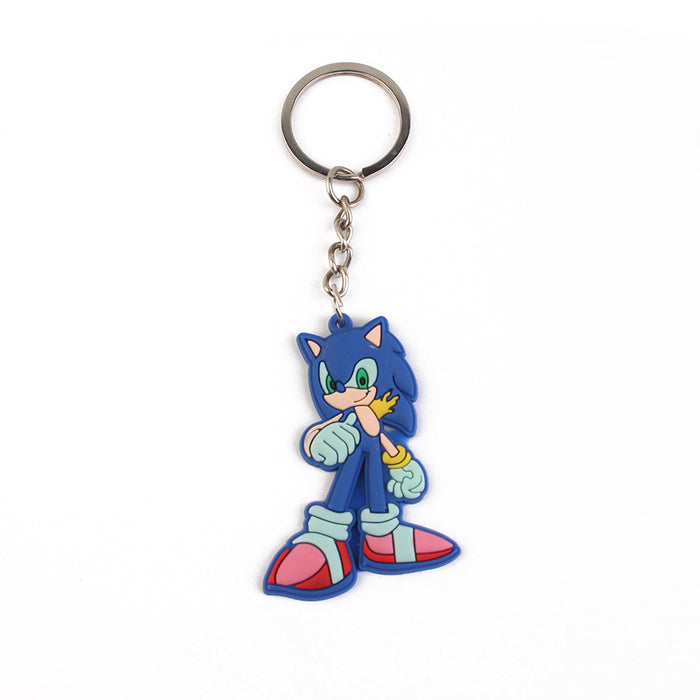 Jewelry WholesaleWholesale Hedgehog keychain bag pendant PVC accessories MOQ≥2 JDC-KC-MiMai001 Keychains 米麦 %variant_option1% %variant_option2% %variant_option3%  Factory Price JoyasDeChina Joyas De China