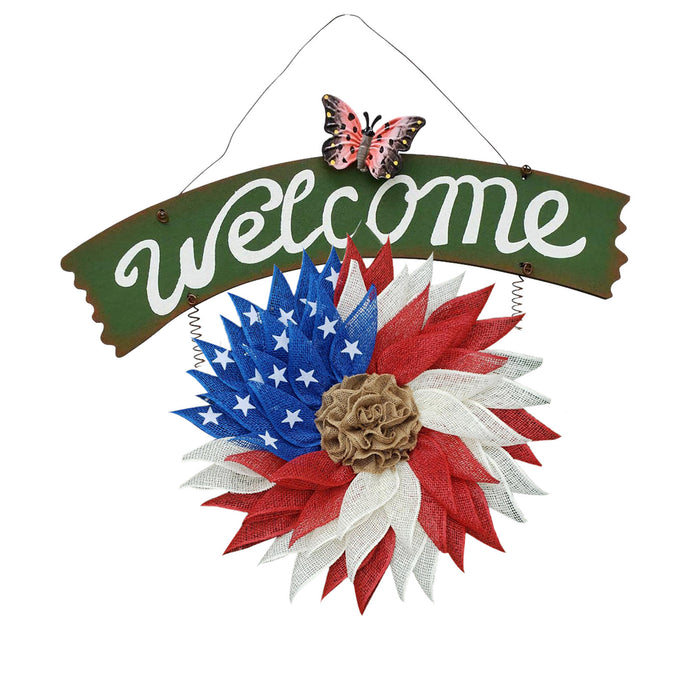 Wholesale 4th of July home door pendant handicraft decoration american day independence day MOQ≥2 JDC-DC-MinD003