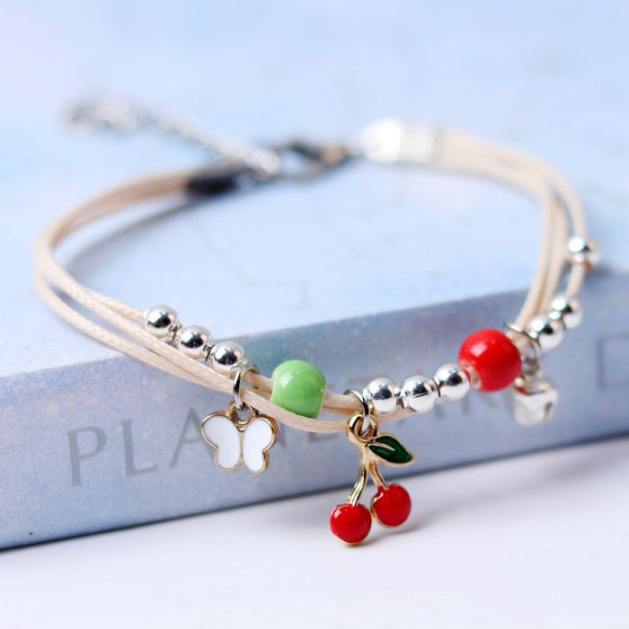 Wholesale Ceramic Moon Bay Bracelet Mini Cherry JDC-BT-YXH014