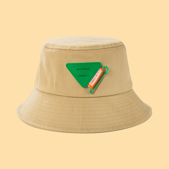 Wholesale letter triangle fisherman hat women's tide brand fashion all-match pot hat (F) MOQ≥2 JDC-FH-YuGe002