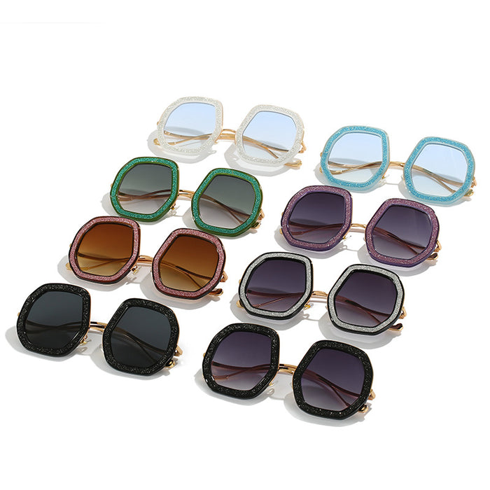 Wholesale PC Lens Glitter Sunglasses JDC-SG-XiY001