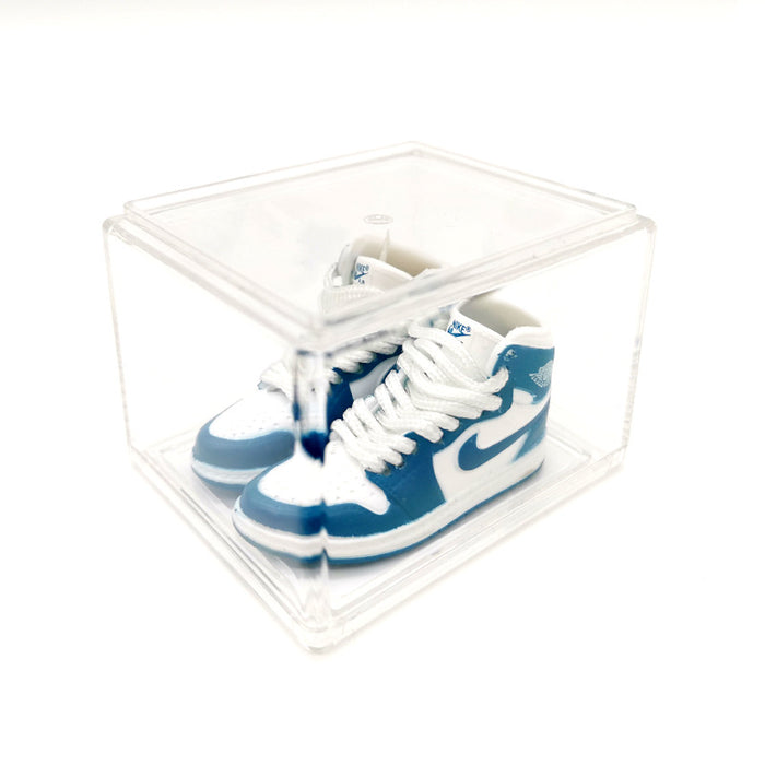 Wholesale Enamel Sneakers Plastic Transparent Box Keychains Ornaments JDC-KC-TuoH008