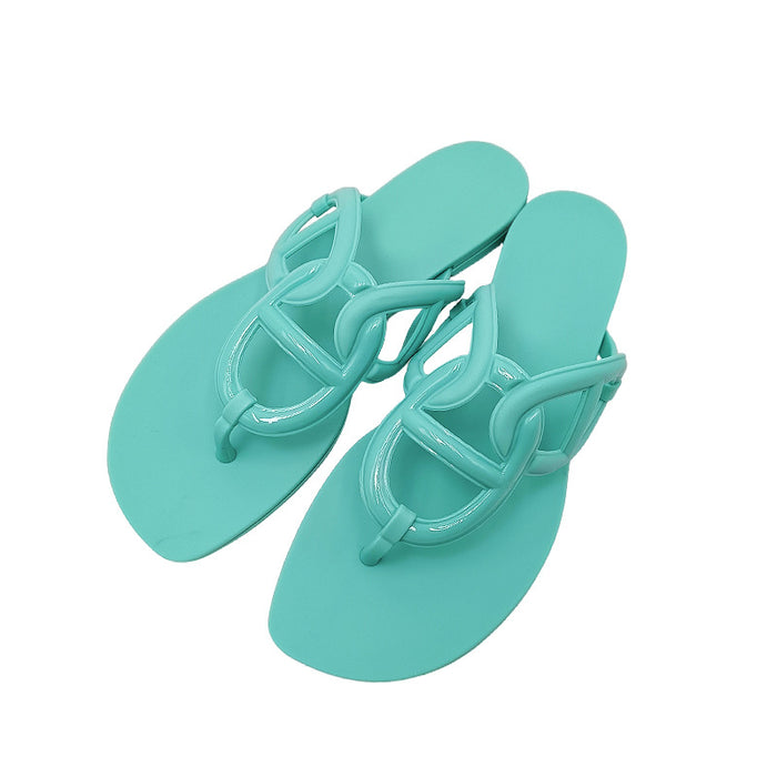 Wholesale flip flops flat bottom casual sandals slippers JDC-SD-ZuJ002