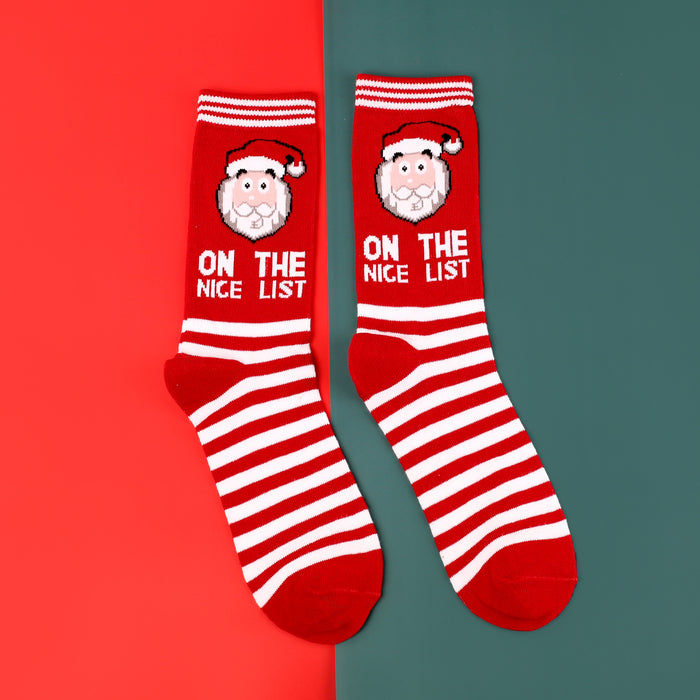 Wholesale Socks Blended Christmas Cute Cartoon MOQ≥3 JDC-SK-LLZ001