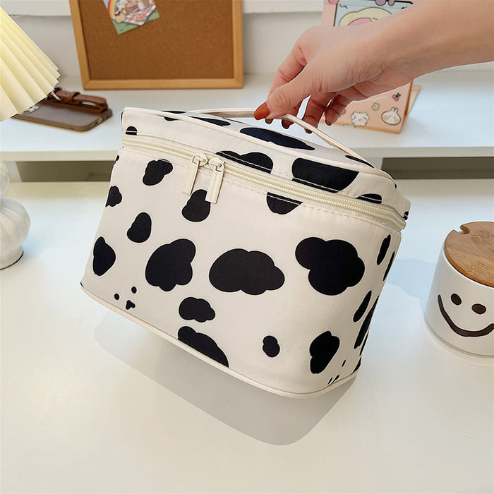 Wholesale Cosmetic bag Polyester Checkerboard Large Capacity JDC-CB-JiJ002