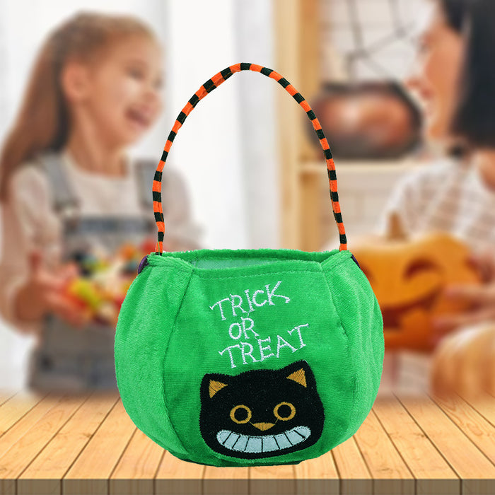 Wholesale Halloween Kids Candy with Hood Round Tote Bag MOQ≥2 JDC-DCN-QChi001