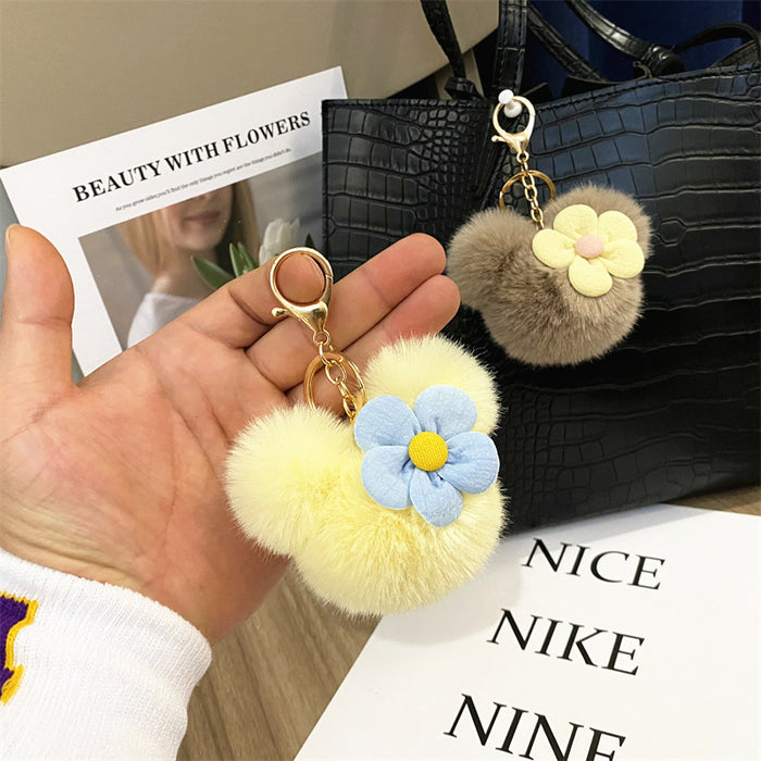 Wholesale Keychain Metal Cute Cartoon Plush Keychain JDC-KC-KaiY006