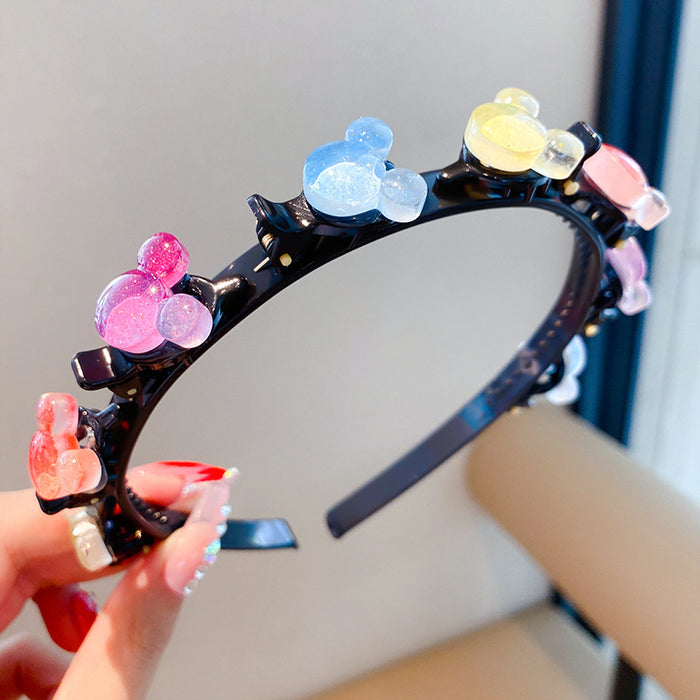 Wholesale Acrylic Summer Kids Hair Clip Headband JDC-HS-Peini002