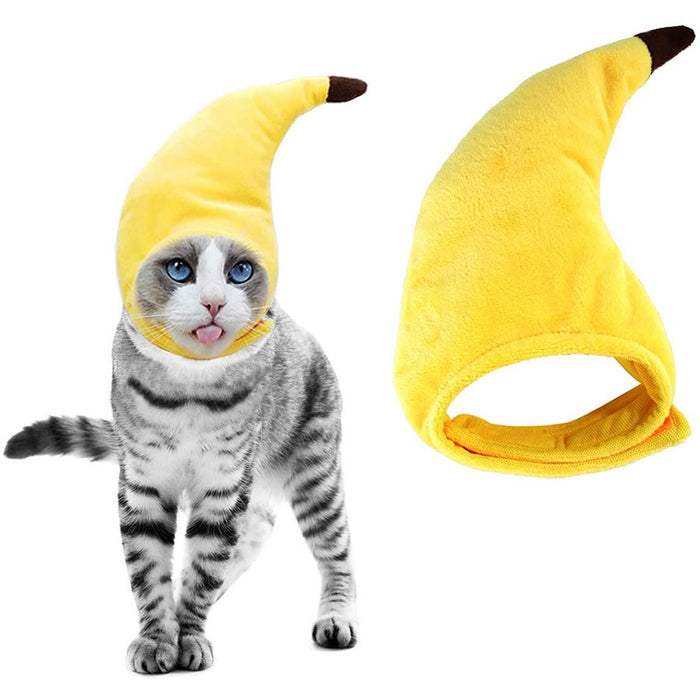 Wholesale Hat Velvet Cat Funny Banana Head Cover MOQ≥2 JDC-FH-DTu002