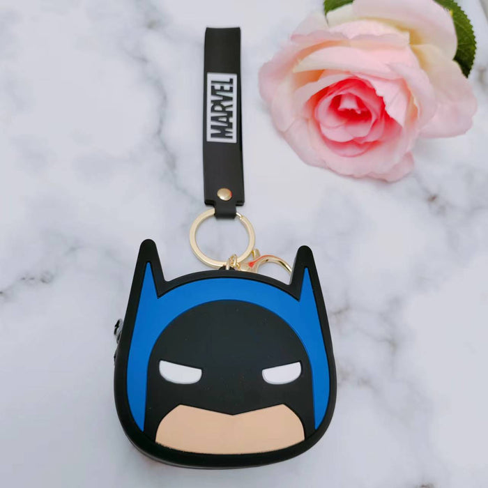 Wholesale keychain pvc cartoon cute bag accessories MOQ≥2 JDC-KC-HuaQ003