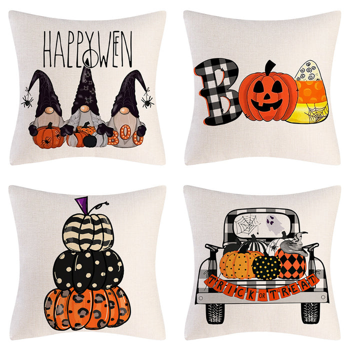 Wholesale Pillowcase Linen Halloween Without Pillow JDC-PW-Mengde012