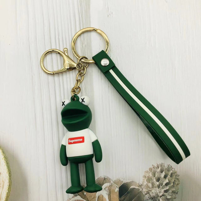 Wholesale doll long legs frog keychain JDC-KC-CunY003