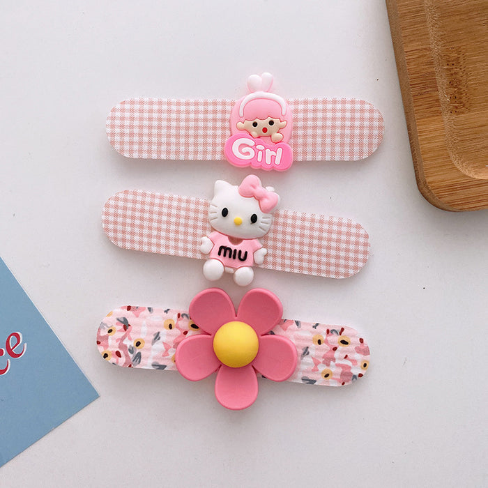 Wholesale Hair Clips New soft plastic flower animal hairpin JDC-HC-MiYu011