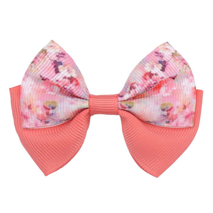 Wholesale Hair Clips Threaded Ribbon Kids Print Unicorn Butterfly MOQ≥5 JDC-HC-MNT001