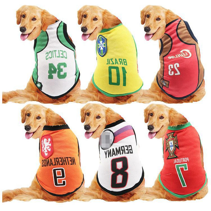 Wholesale Pet Clothing Polyester Jersey Vest JDC-PC-JYa003