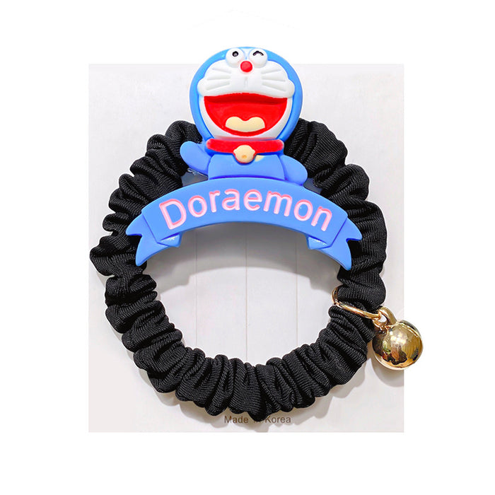 Wholesale cartoon kt cat letter brand hair ring fabric pleated small intestine ring JDC-HS-HShi001