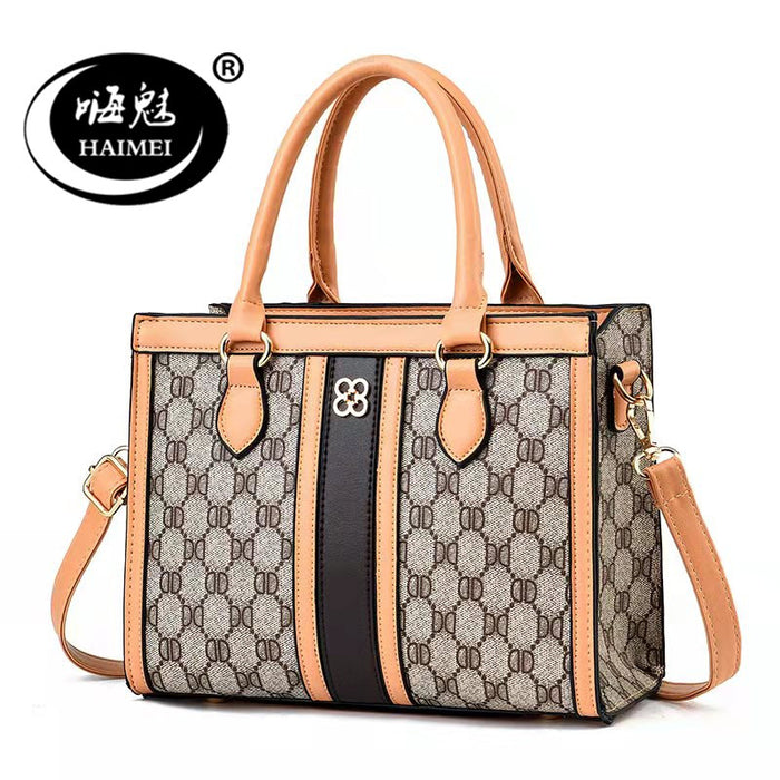 Wholesale Shoulder Bag PU Printing Handbag Diagonal Cross (F) JDC-SD-haim005