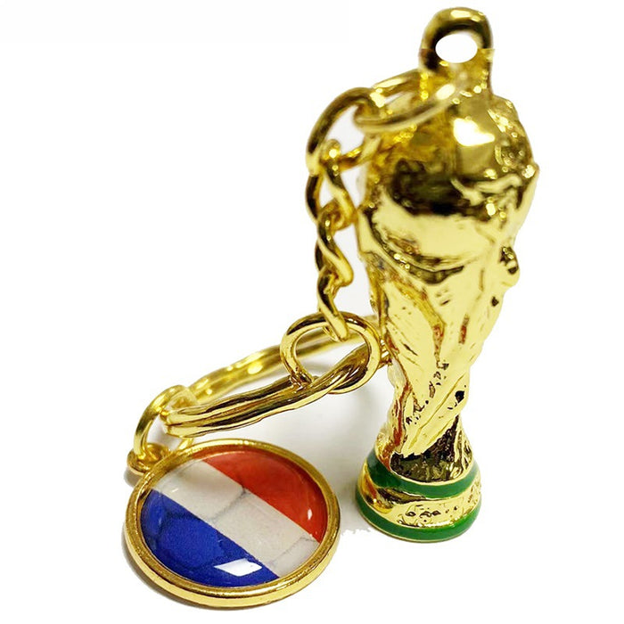 Jewelry WholesaleWholesale World Cup Football Flag Zinc Alloy Keychain MOQ≥2 JDC-KC-ChenYi001 Keychains 晨懿 %variant_option1% %variant_option2% %variant_option3%  Factory Price JoyasDeChina Joyas De China