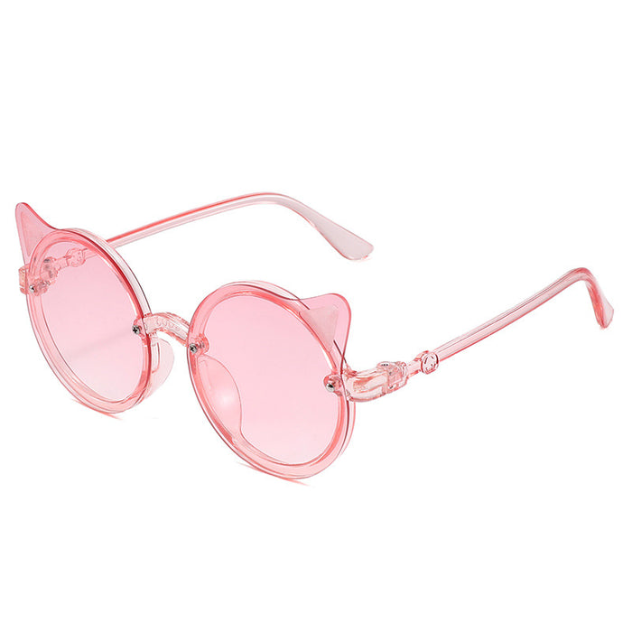 Jewelry WholesaleWholesale personalized frameless cat ear shape Sunglasses JDC-SG-SengB004 Sunglasses 森邦 %variant_option1% %variant_option2% %variant_option3%  Factory Price JoyasDeChina Joyas De China