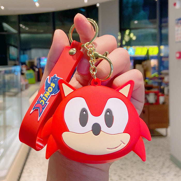 Wholesale Cute Cartoon Silicone Coin Purse Ornament Car Keychain JDC-KC-YDao010