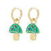 Jewelry WholesaleWholesale multi-color drop oil mushroom earrings JDC-ES-YiD004 Earrings 宜达 %variant_option1% %variant_option2% %variant_option3%  Factory Price JoyasDeChina Joyas De China