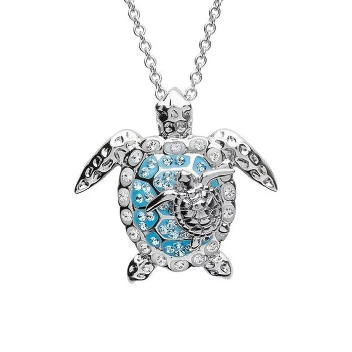 Jewelry WholesaleWholesale Alloy Rhinestone Turtle Necklace MOQ≥2 JDC-NE-ZiB002 Necklaces 资比 %variant_option1% %variant_option2% %variant_option3%  Factory Price JoyasDeChina Joyas De China