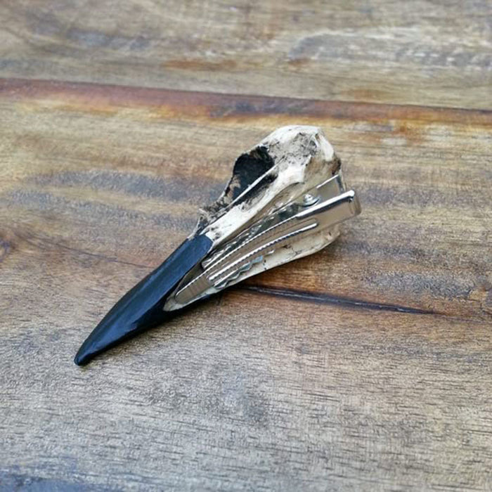 Wholesale Halloween Crow Skull Skull Hair Clip Alloy JDC-HC-YuanY001