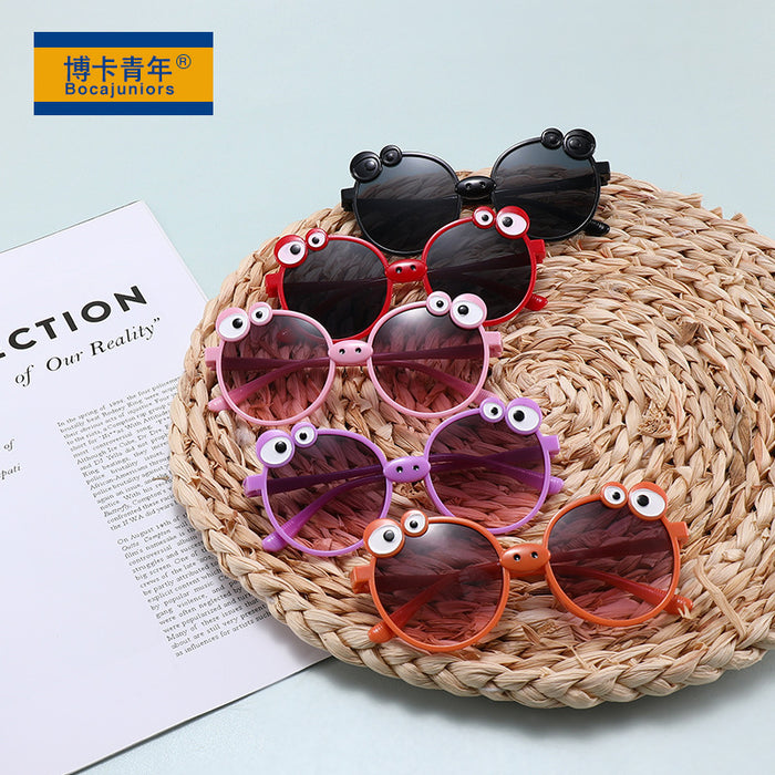 Jewelry WholesaleWholesale personality cartoon big eyes pig Sunglasses UV protection JDC-SG-SengB006 Sunglasses 森邦 %variant_option1% %variant_option2% %variant_option3%  Factory Price JoyasDeChina Joyas De China