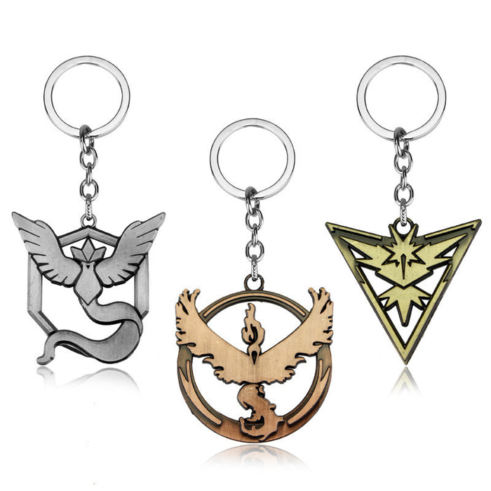 Jewelry WholesaleWholesale Hunger Games Frozen Bird Flaming Bird Logo Keychain JDC-KC-AWen008 Keychains 艾文 %variant_option1% %variant_option2% %variant_option3%  Factory Price JoyasDeChina Joyas De China