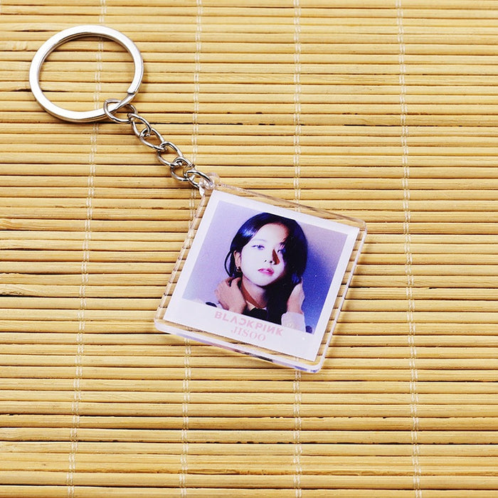 Wholesale Star Acrylic Double Sided Keychain JDC-KC-SBo005