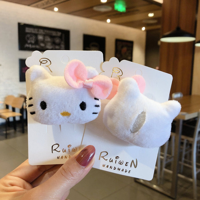 Wholesale Cartoon Plush Fabric Brooch (M) MOQ≥2 JDC-BC-SanL001