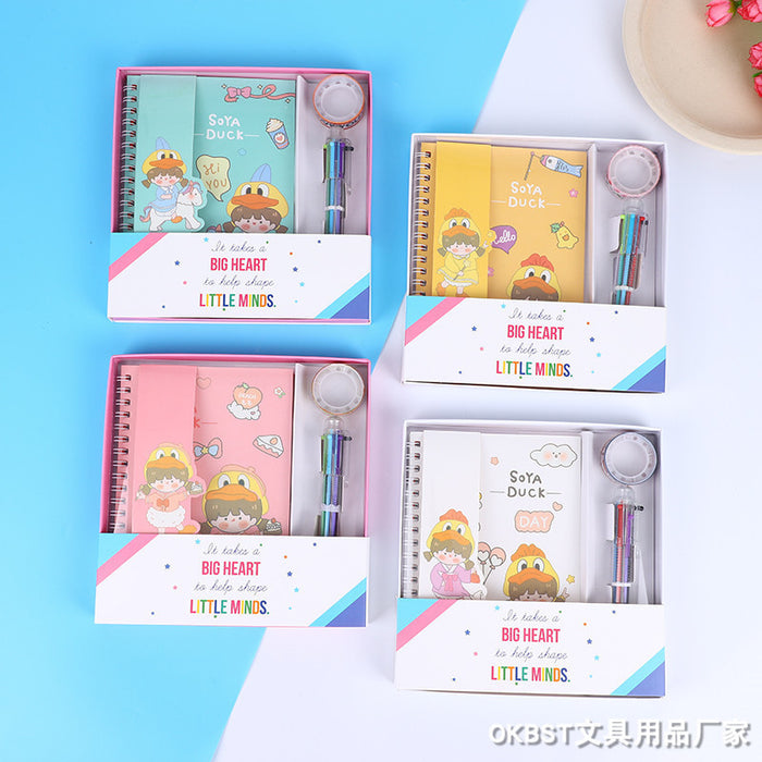 Wholesale Notebook with Pen Prize Set MOQ≥2 JDC-NK-TPL002