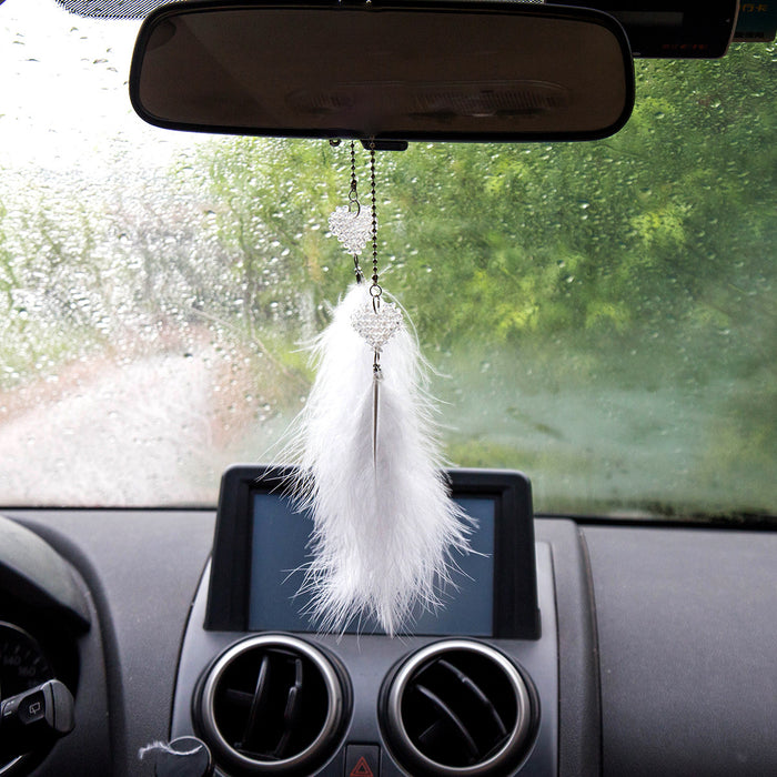 Wholesale Love Fluff Car Ornament Dreamcatcher MOQ≥2 JDC-DC-MengS035