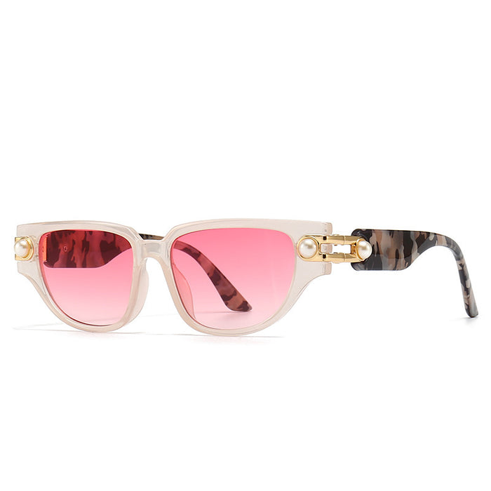 Wholesale Sunglasses PC Round Frame Metal Color Paint JDC-SG-BoY004