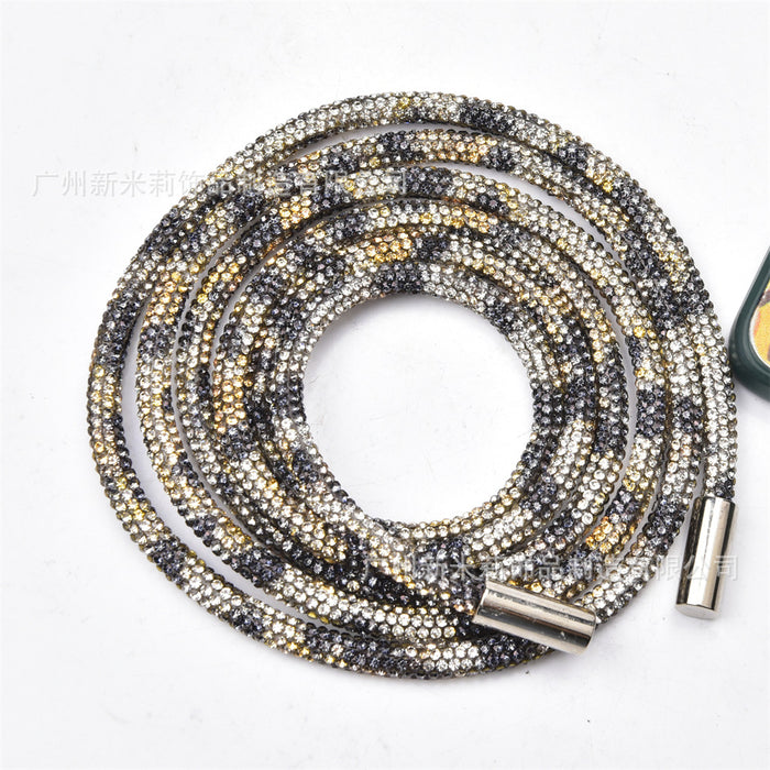 Wholesale Full Diamond Glass Rhinestone Clothing Accessories Rhinestone Strings for Hoodies JDC-CSA-XMLi001