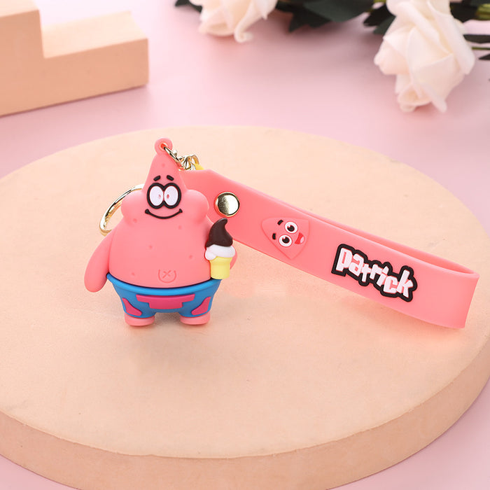 Wholesale Keychain Silicone Cute Cartoon Pendant MOQ≥2 (M) JDC-KC-ZhenT003