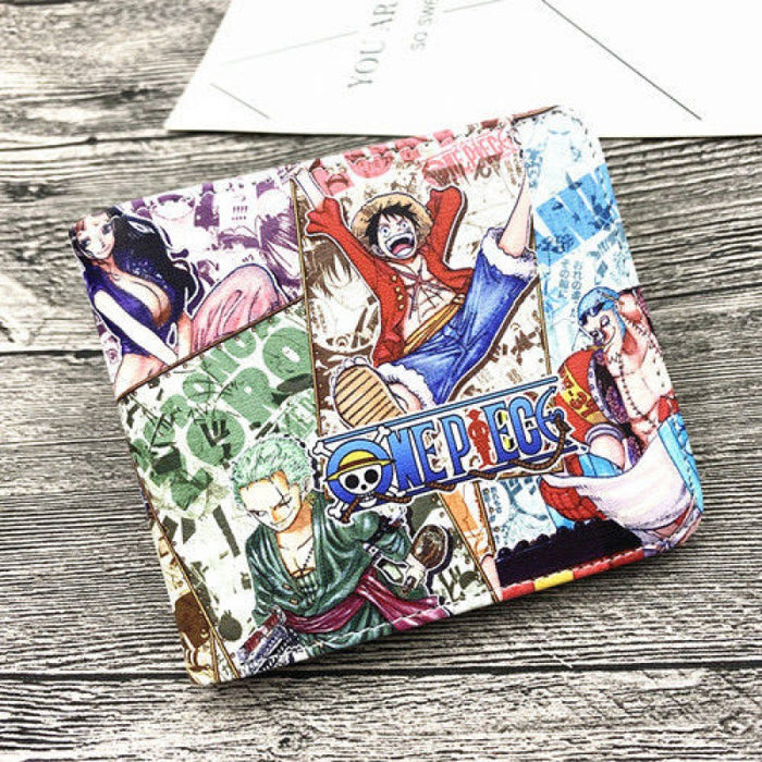 Wholesale creative youth graffiti creative wallet men's short ultra-thin JDC-WT-Wenche001