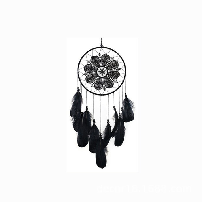 Wholesale Goose Feather Lace Dreamcatcher JDC-DC-ShiJia002