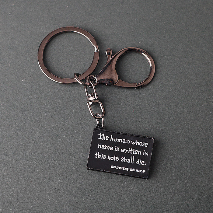 Wholesale keychain black notebook model pendant (M) JDC-KC-GSAJ008