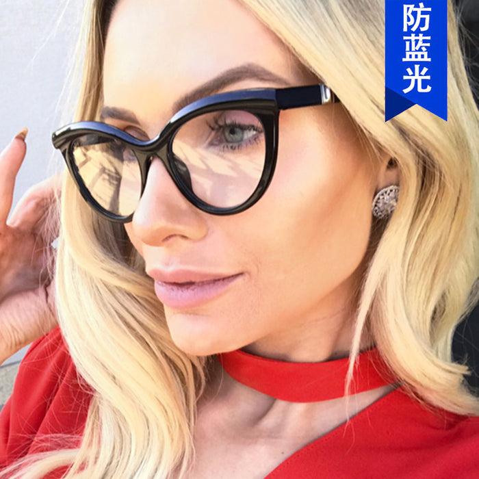 Jewelry WholesaleWholesale triangle cat's eye glasses frame JDC-SG-PLS60 Sunglasses 普琳丝 %variant_option1% %variant_option2% %variant_option3%  Factory Price JoyasDeChina Joyas De China