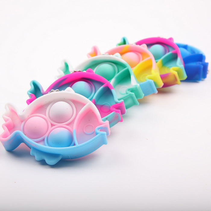 Wholesale Color Children's Intellectual Decompression Desktop Silicone Toys MOQ≥2 JDC-FT-Zhid002