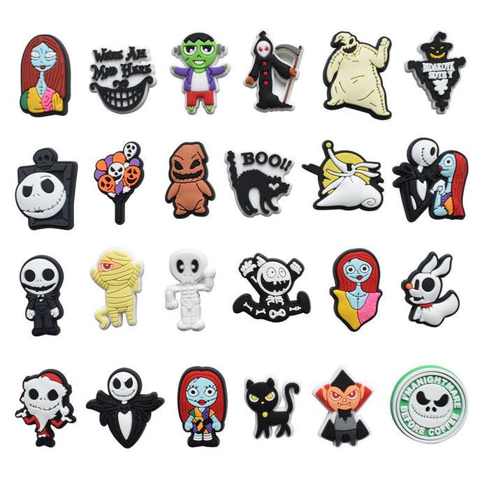 Wholesale Croc Charms Random 100pcs Cartoon Cute PVC DIY Accessories (M) JDC-CCS-RYY063