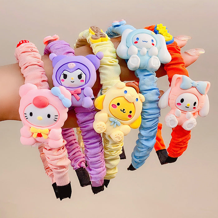 Wholesale Plastic Children's Cartoon Paradise Series Headband MOQ≥2 JDC-HD-RXi005