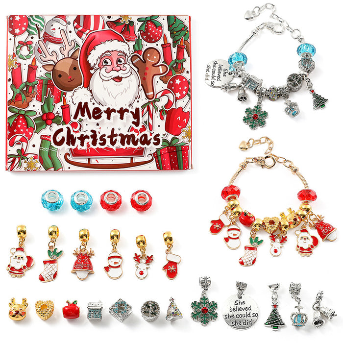 Wholesale Bracelet Alloy Christmas Accessories DIY Bracelet Gift Box Set MOQ≥2 JDC-BT-KeFeng002