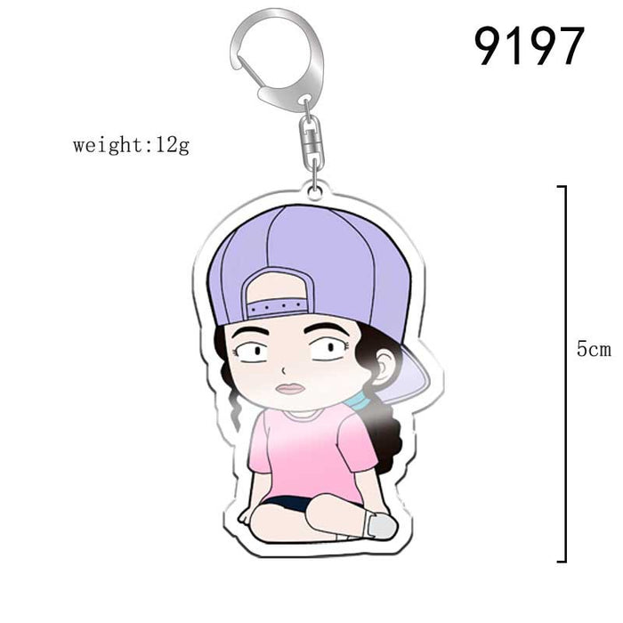 Wholesale Anime Acrylic Slam Dunk Keychain (M) MOQ≥2 JDC-KC-XCai012