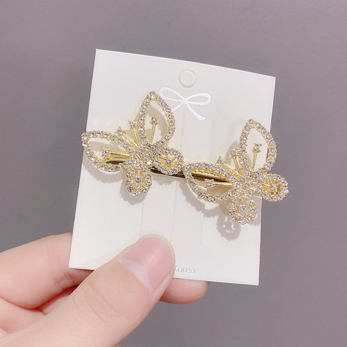 Wholesale Rhinestone Butterfly Hair Clip JDC-HC-Zibin007