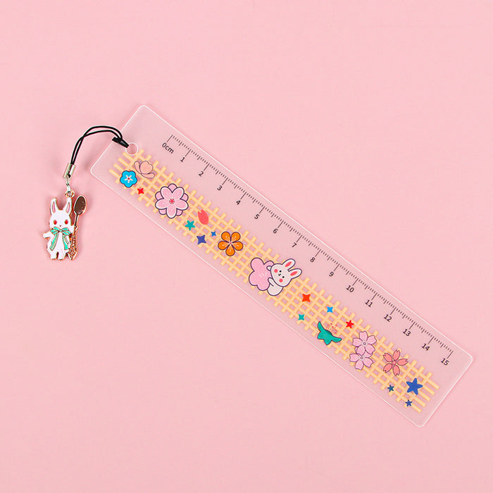 Wholesale Ruler Multifunctional Transparent Bookmark MOQ≥2 JDC-RR-ChiCh001