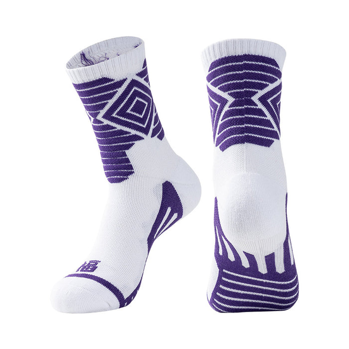 Wholesale basketball socks towel bottom non-slip wear-resistant thickened medium tube JDC-SK-TengYu001